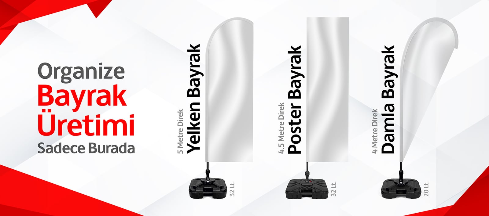 Advertising flag production